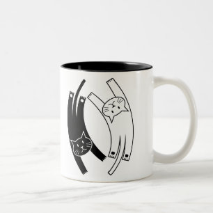 Yin & Yang Cats Mug