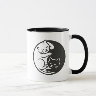 Yin Yang Cats Mug