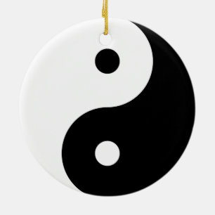 "YIN YANG" CERAMIC TREE DECORATION