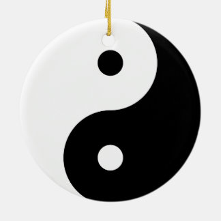 "YIN YANG" CERAMIC TREE DECORATION