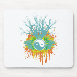 Yin Yang Chaos Mouse Mat