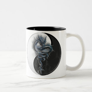 Yin Yang Chinese Dragon Mug