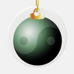 Yin & Yang Christmas Ornament