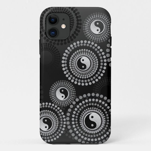 Yin Yang Circles of Balance Custom Case-Mate iPhone Case (Back)