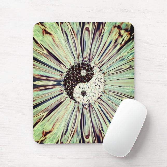 Yin Yang Colour Splash  Mouse Mat (With Mouse)