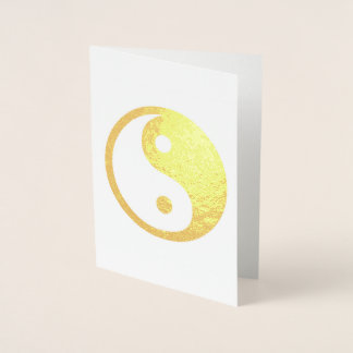 Yin & Yang design Foil Card