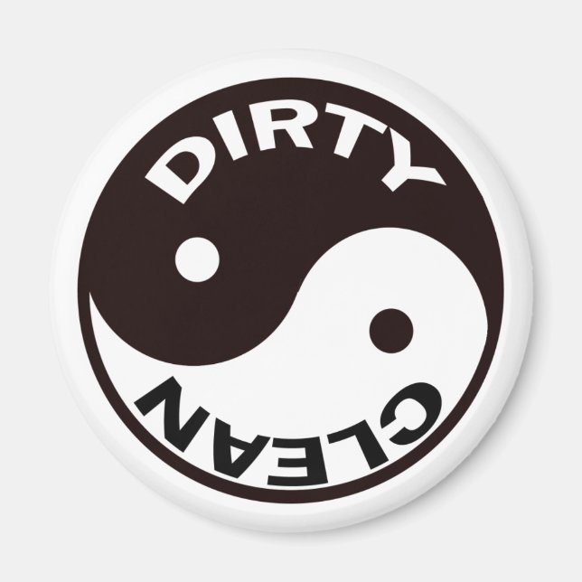 Yin Yang Dishwasher Magnet (Front)