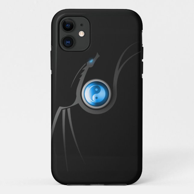 Yin Yang Dragon Case-Mate iPhone Case (Back)