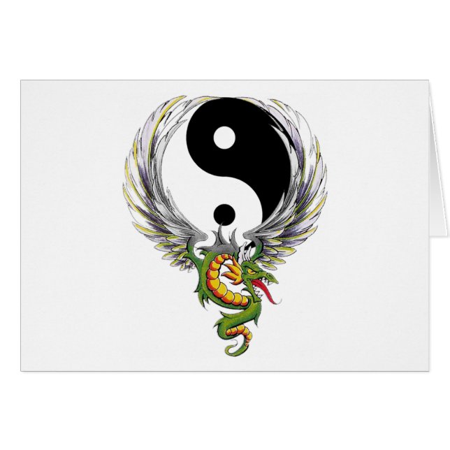 Yin Yang Dragon Gift (Front Horizontal)