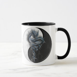 Yin Yang Dragon Ringer Mug