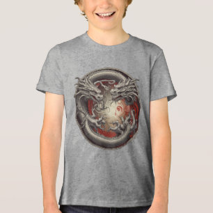 Yin Yang Dragons – Balance of Power and Spirit Tri-Blend Shirt