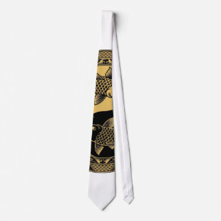 Yin Yang Dragons Graphic T-Shirt Tie
