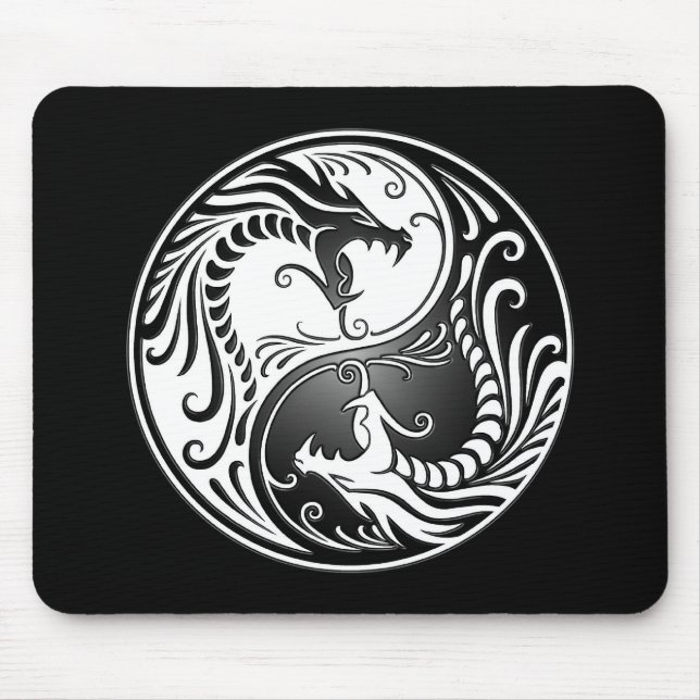 Yin Yang Dragons Mouse Mat (Front)