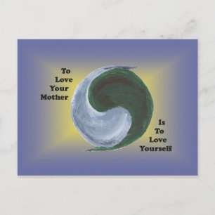 Yin Yang Earth Postcard