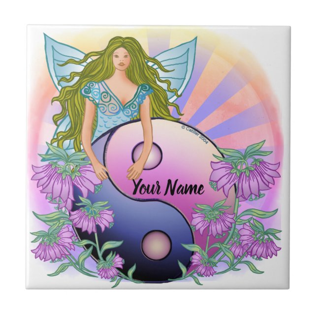 Yin Yang  fairy  Tile (Front)