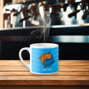 Yin Yang Fish Cartoon Espresso Cup