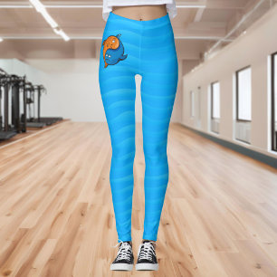 Yin Yang Fish Cartoon Leggings