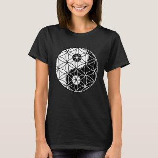 Yin & Yang  Flower of Life  Tao T-Shirt