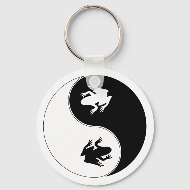 Yin Yang Frog Key Ring (Front)