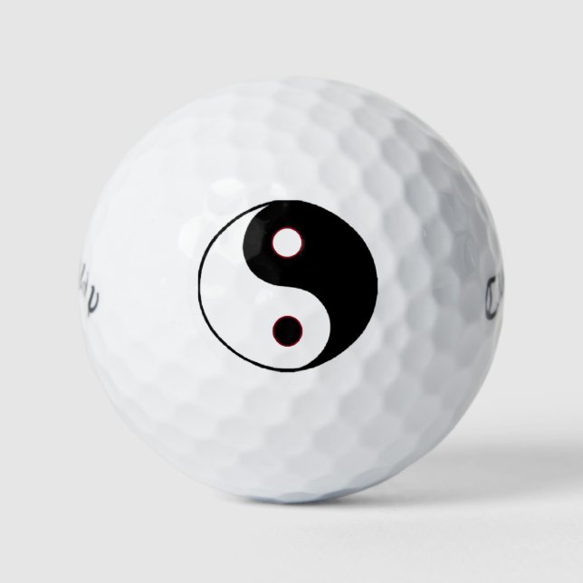 Yin Yang G-Ball1 Golf Balls (Front)