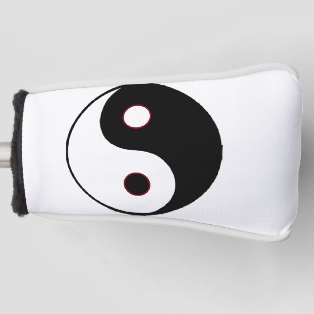 Yin Yang Golf Head Cover (Front)