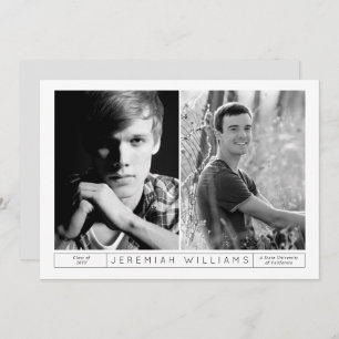 Yin & Yang Graduation Invitation