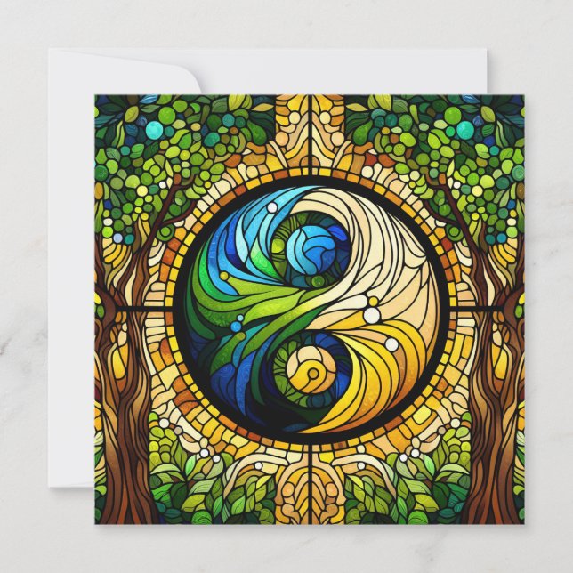 Yin Yang Greeting Card (Front)