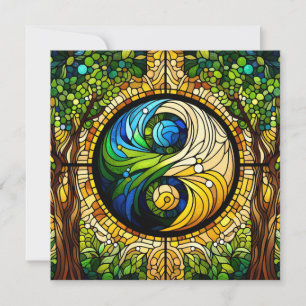 Yin Yang Greeting Card