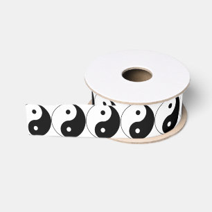 Yin Yang Grosgrain Ribbon