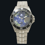 Yin-Yang Harmony Earth Planet Watch<br><div class="desc">Created with the hope that our planet/this world we're living will work in more of Tao's Way which is balanced in Yin-Yang Harmony. ©riverme*2013. Available in many different styles & colours.</div>