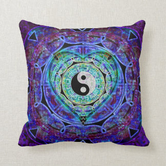 Yin Yang Heart by Amelia Carrie Cushion