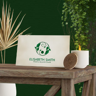 Yin Yang -Holistic Wellness Coach  Business Card