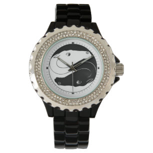 Yin Yang Horse Heads Watch