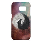Yin Yang Horses iPhone iPad Samsung red case