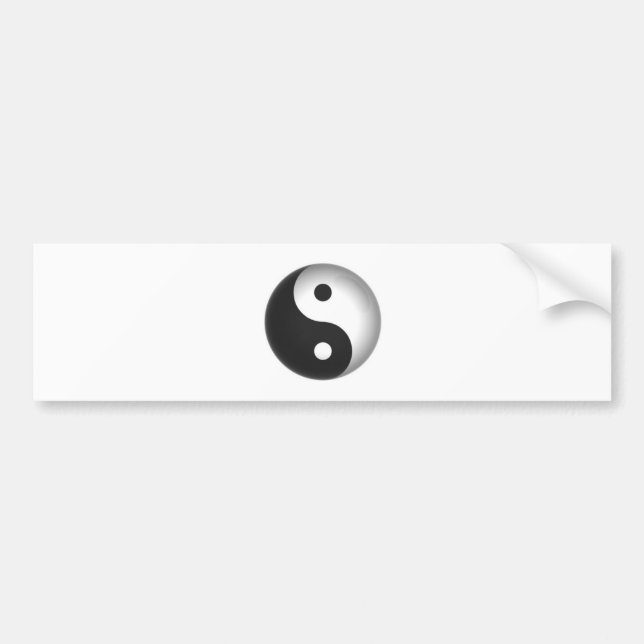yin-yang.JPG Bumper Sticker (Front)