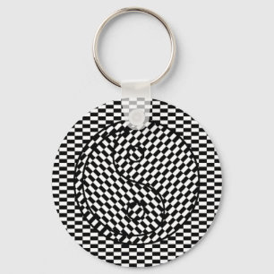 Yin Yang Key Ring