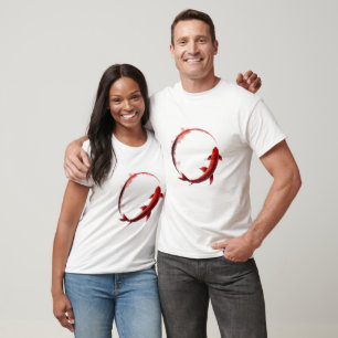 Yin-Yang Koi Fish Balance T-Shirt