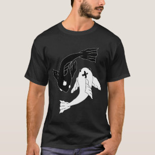 Yin Yang Koi Fish (Small) – Spiritual Balance Ar T-Shirt