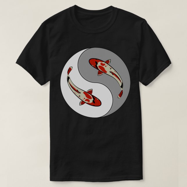 Yin Yang Koi T-Shirt (Design Front)