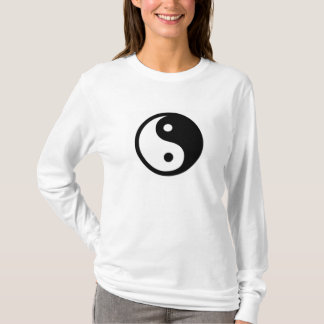 Yin Yang Ladies Long Sleeve T-Shirt