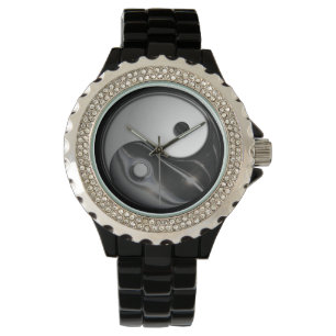 Yin Yang - Liquid Black (Customisable) Watch