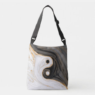 Yin Yang Liquid Marble Crossbody Bag