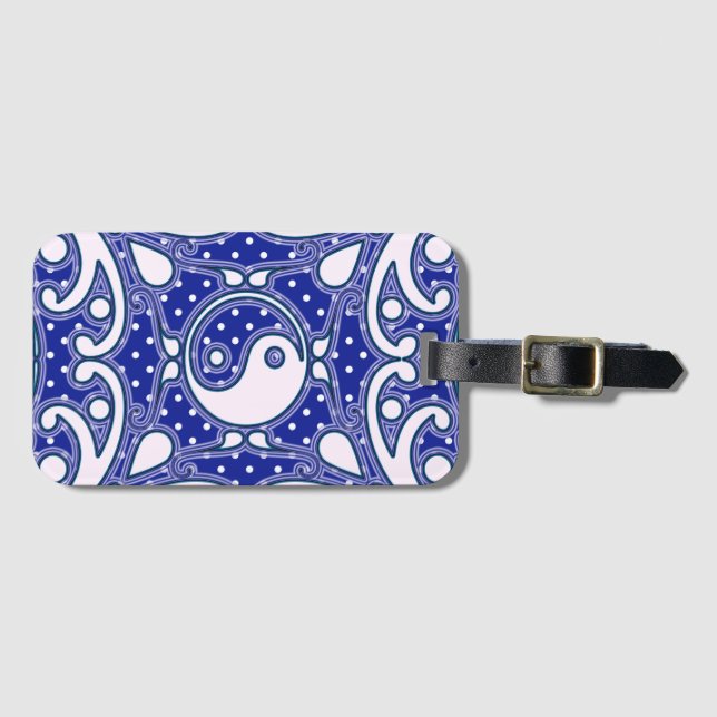 Yin Yang Luggage Tag (Front Horizontal)