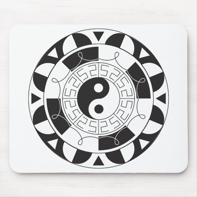 Yin Yang Madolin Mouse Mat (Front)