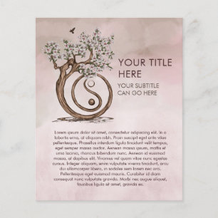 Yin Yang Magnolia Blossom Tree Flyer