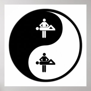 Yin Yang Massage Poster
