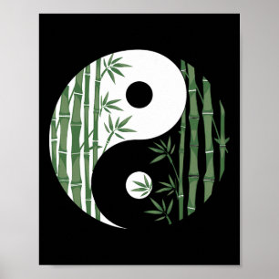 Yin Yang Mboo Harmony Zen Symbol Yoga Art For Wome Poster