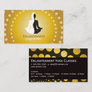 Yin Yang Mediation Logo   Yoga Business Card