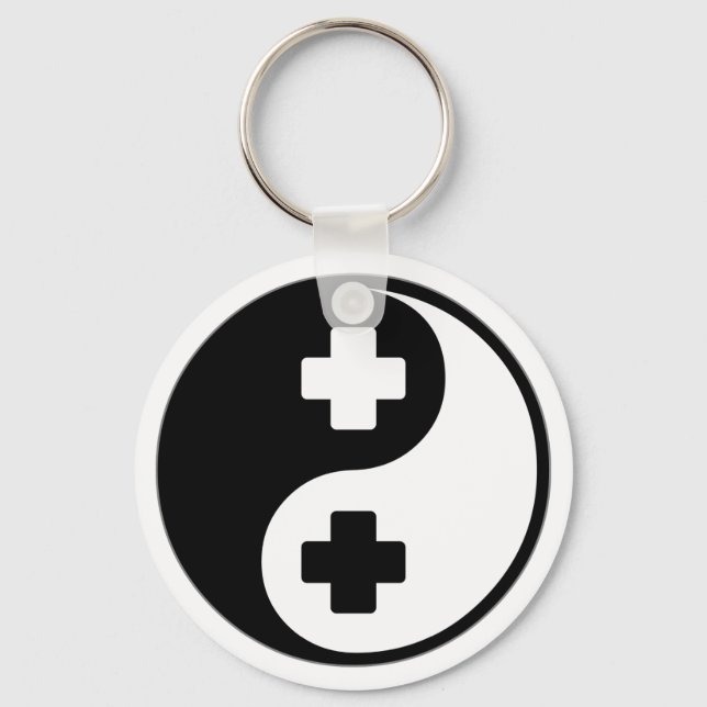 Yin Yang Medical Assisting Key Ring (Front)