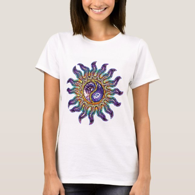 Yin Yang Mosaic Sun Tank Top (Front)